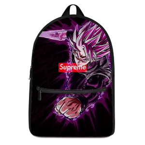 Dragon Ball Goku Black Saiyan Rose Supreme Awesome Backpack - Saiyan Stuff