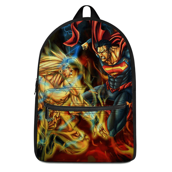 Dragon Ball Son Goku Versus Superman Fantastic Backpack - Saiyan Stuff