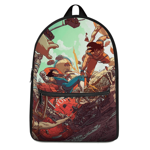 Dragon Ball Son Goku Versus Vegeta Saiyan Battle Dope Backpack - Saiyan Stuff