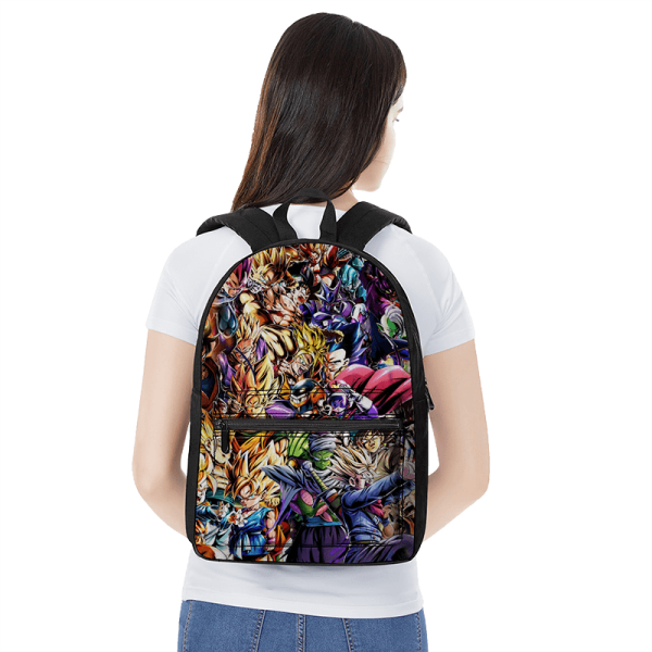 Dragon Ball Super Family Of Characters Fantastic Canvas Backpack - Saiyan Stuff