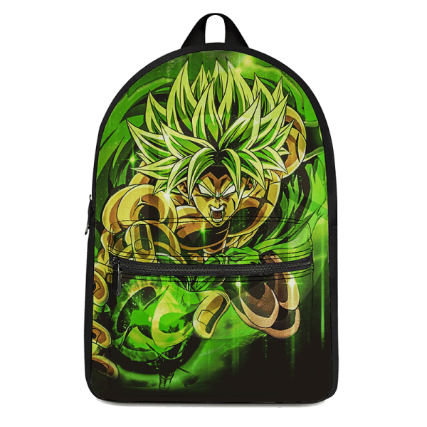 Dragon Ball Z Super Saiyan Broly Green Aura Dope Backpack - Saiyan Stuff