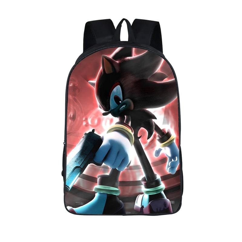 Shadow The Hedgehog Dark Pistol Gun Backpack Bag - Saiyan Stuff