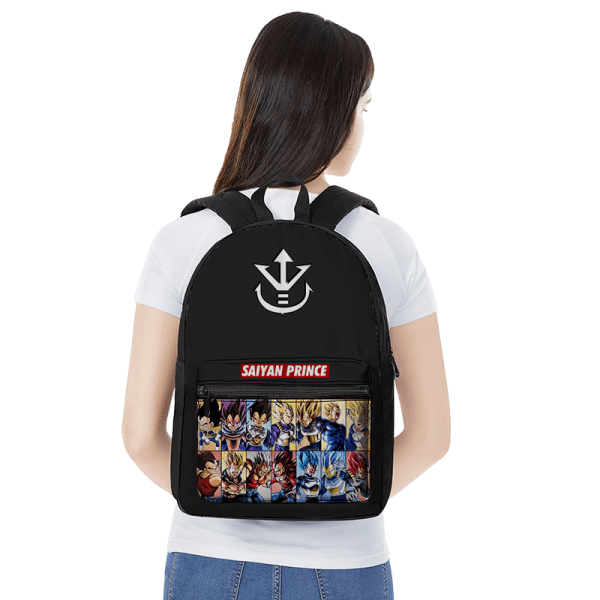 Supreme Super Saiyan Prince Vegeta Evolution Dope Backpack - Saiyan Stuff