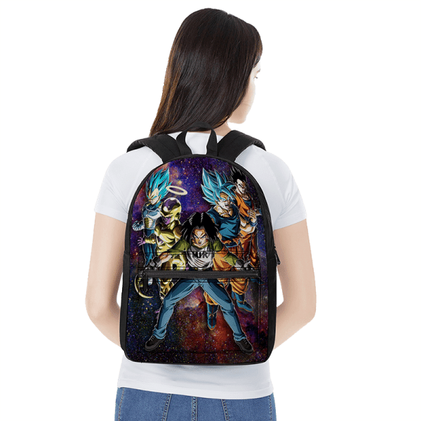 Team Universe 7 Teamwork Dragon Ball Super Galaxy Backpack - Saiyan Stuff