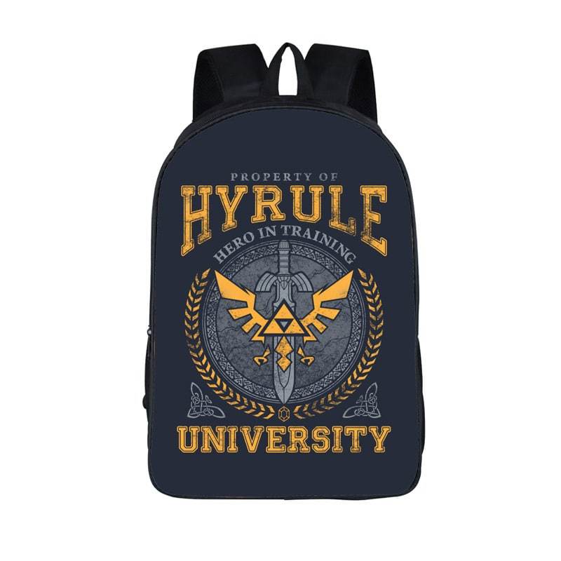 The Legend Of Zelda Hyrule University Unique Backpack Bag - Saiyan Stuff