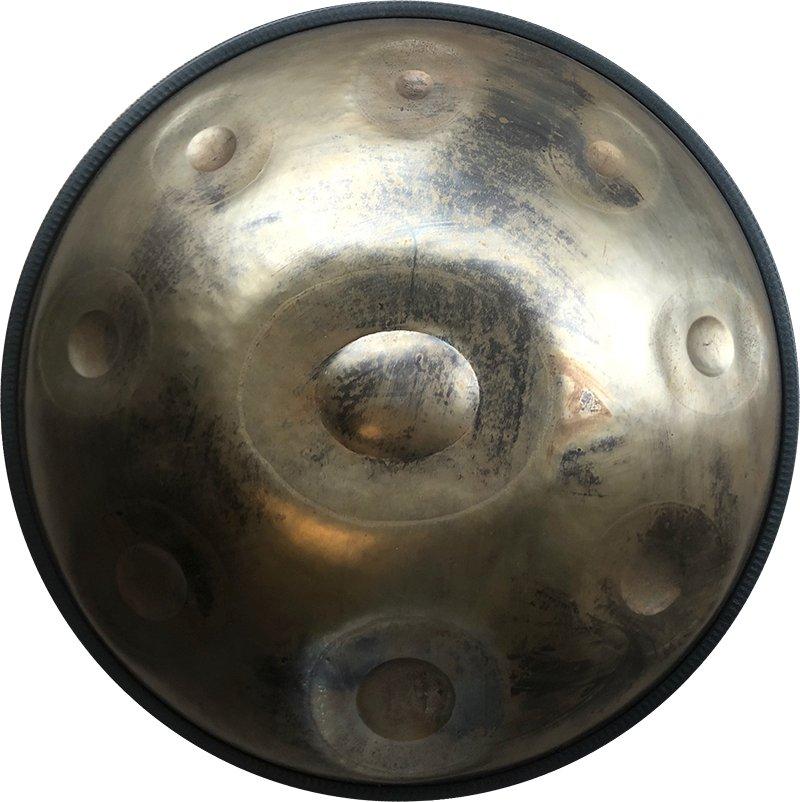 Stainless Steel 9 Note Handpan In D Minor For Professionals - Saiyan Stuff