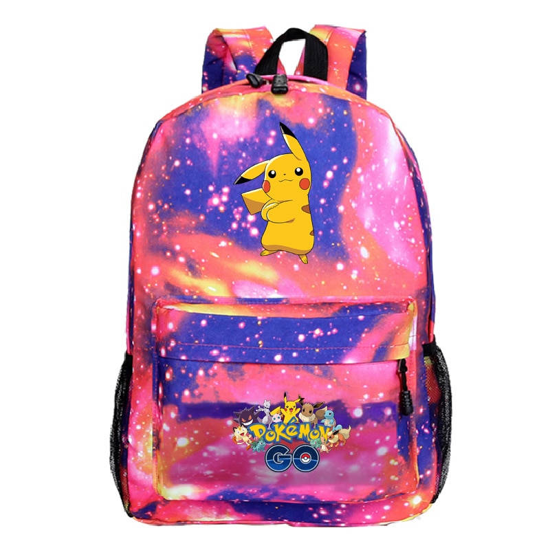 Cartoon Pokemon Backpacks Kids backpack Students School Bags Boys Girls book bag Teens Travel Knapsack Fashion Casual Mochila